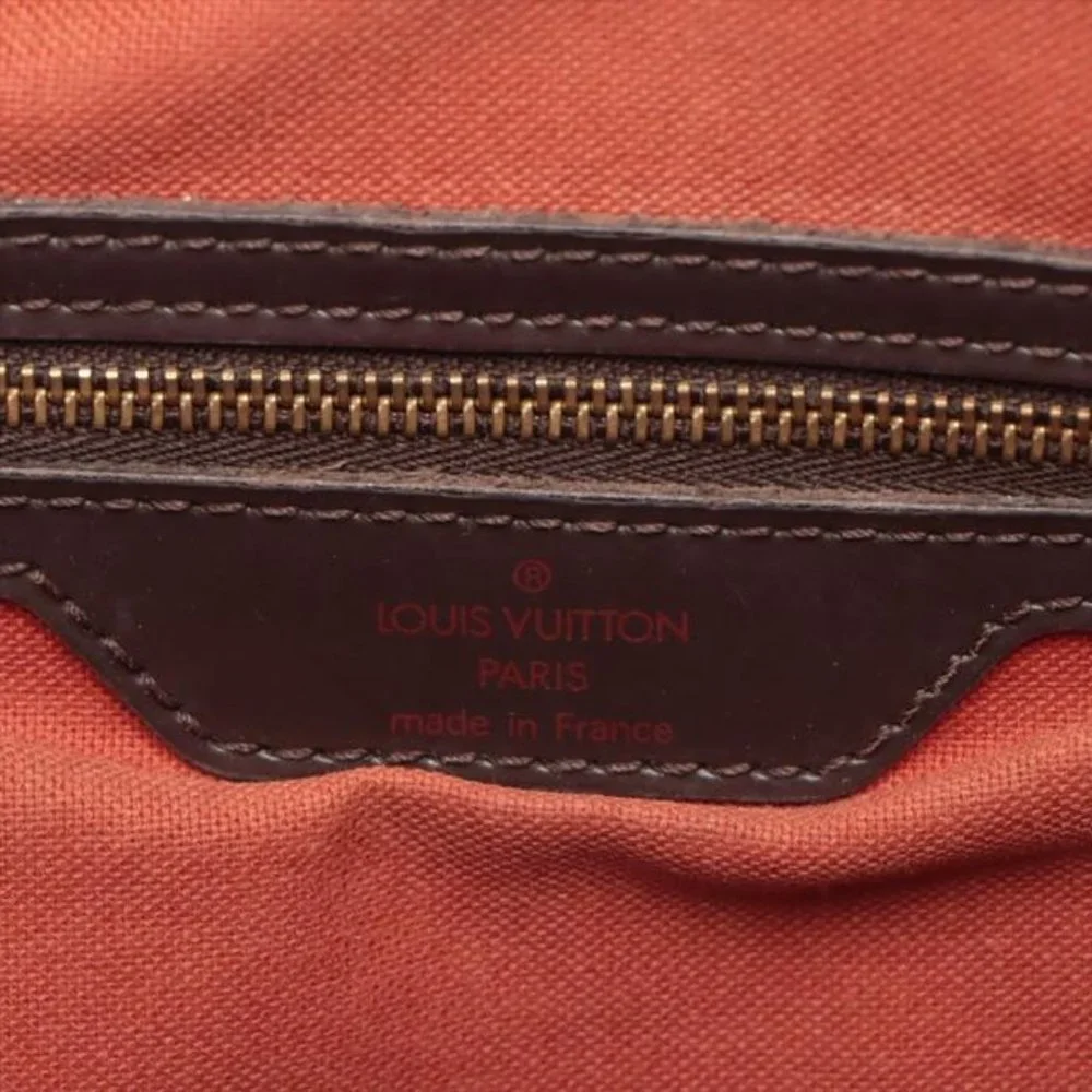 Louis Vuitton Chelsea Damier Ebene Tote Brown Monogram Canvas Shoulder B… - Picture 6 of 12